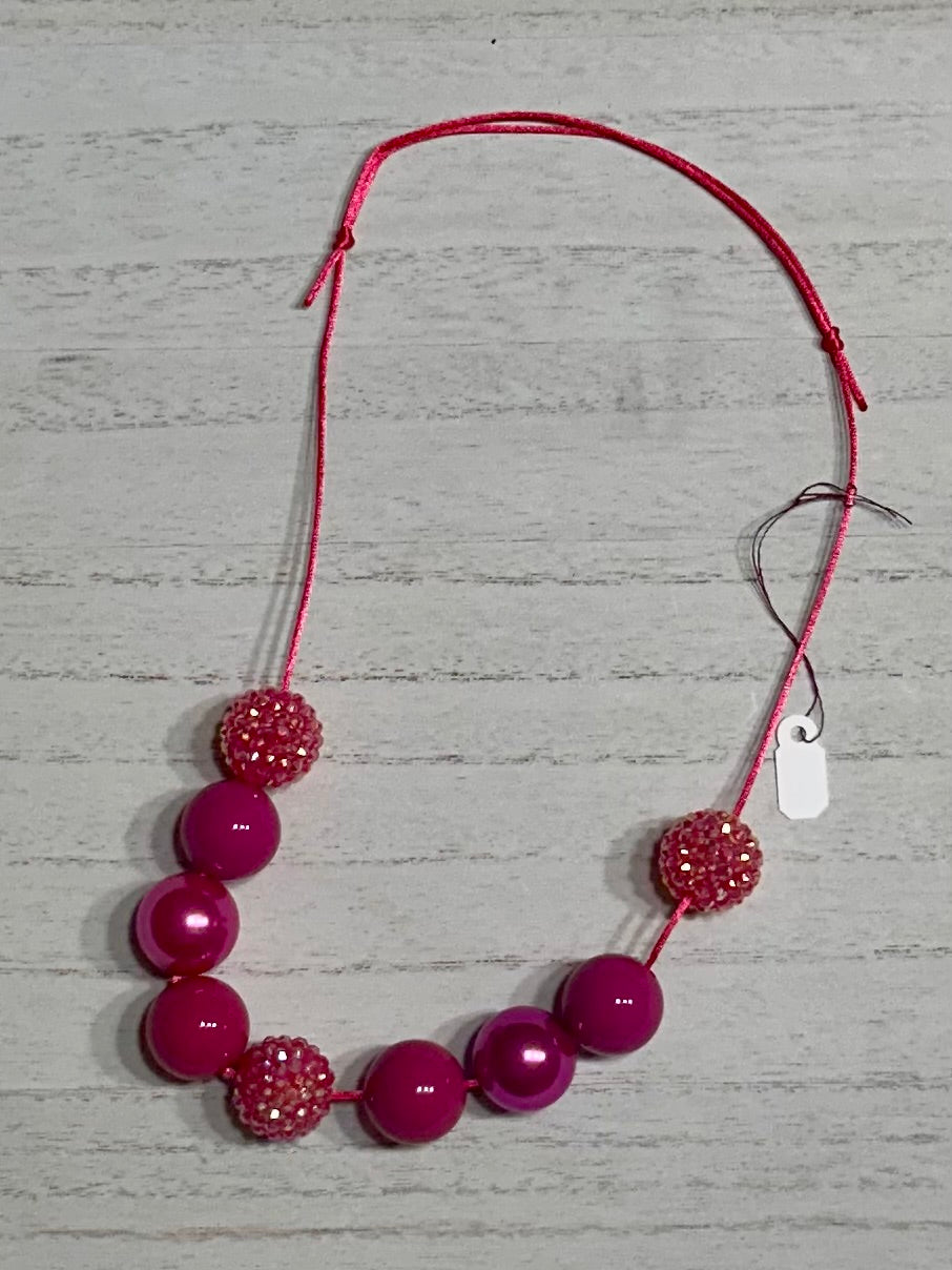 Bubblegum Bead Necklaces