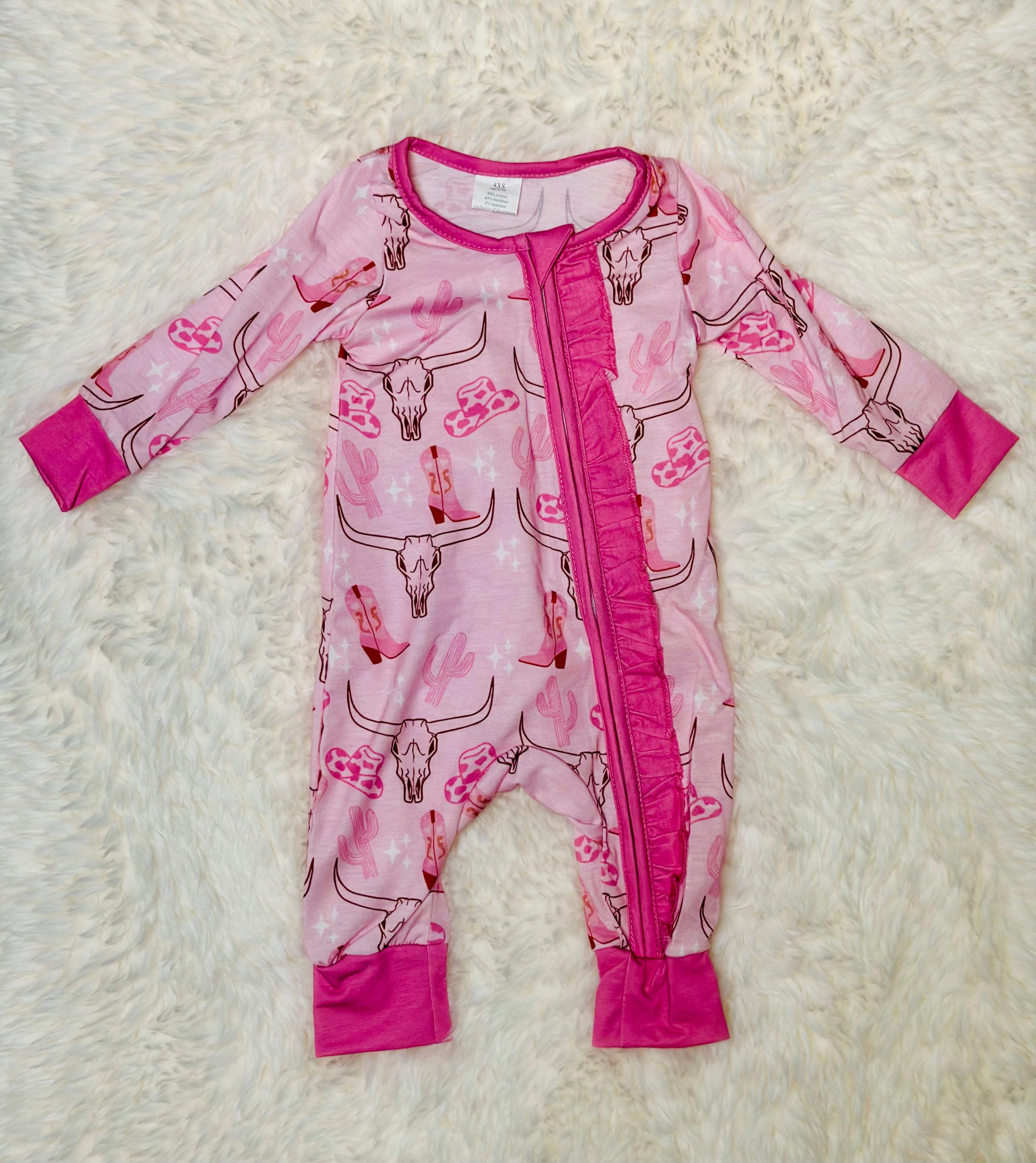 Pink Western Bamboo Set