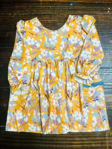 Yellow Floral Dress