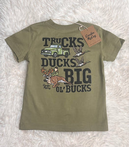 Trucks Ducks Big Ol Bucks CM Tee