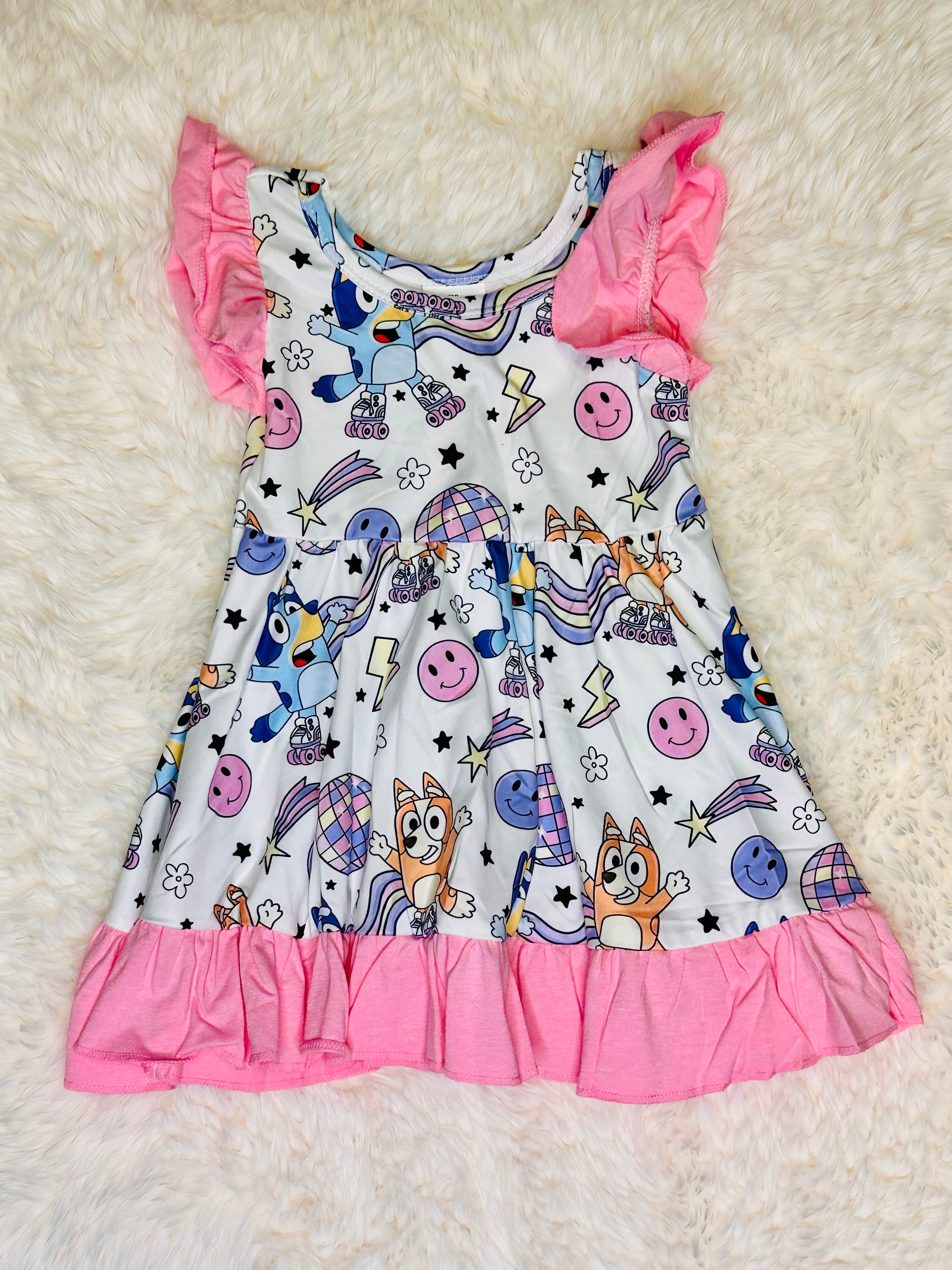 Blue Dog Dress