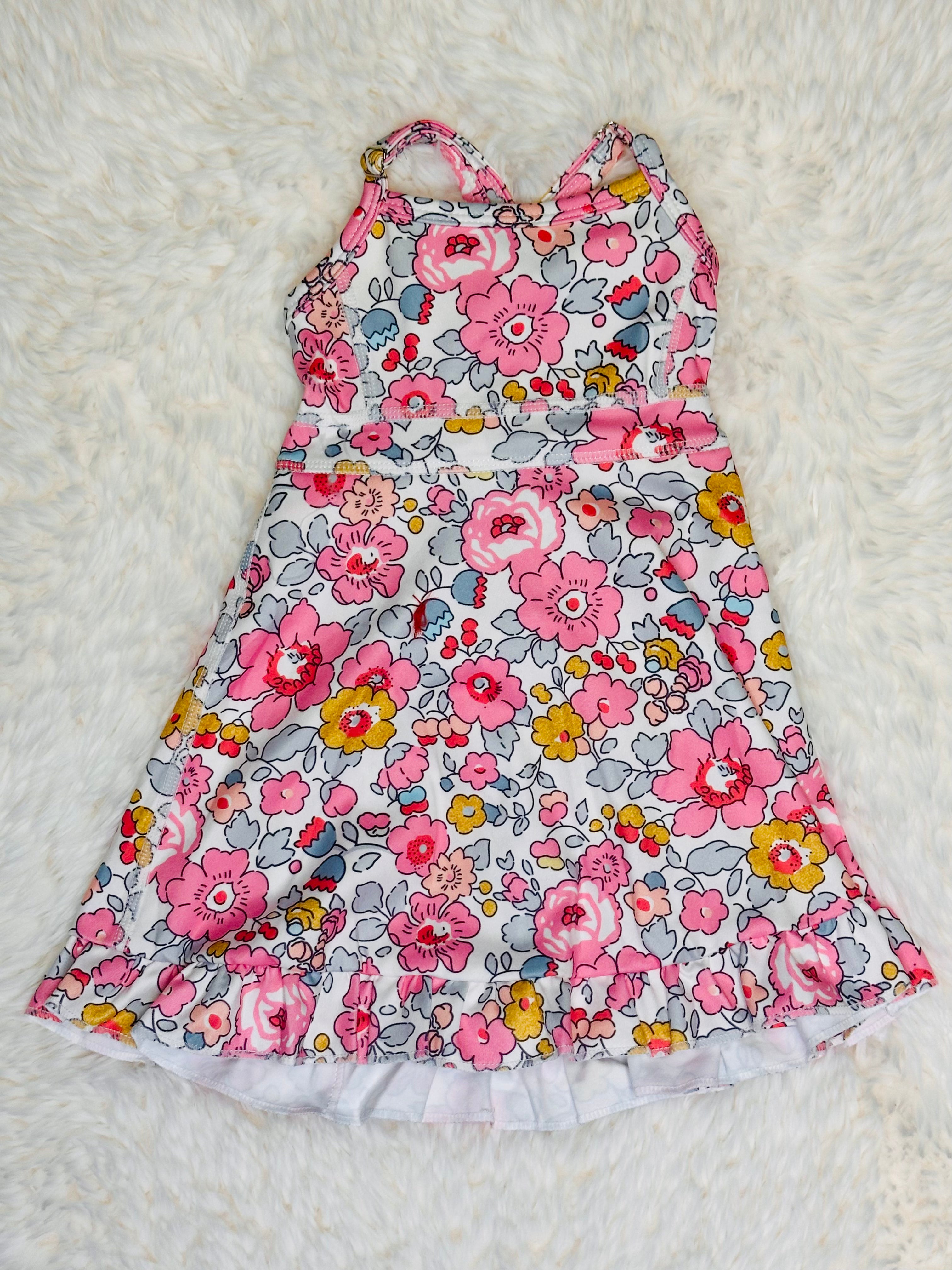 Spring Floral Athletic Dress
