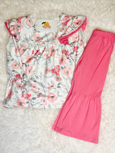 Pink Floral Set