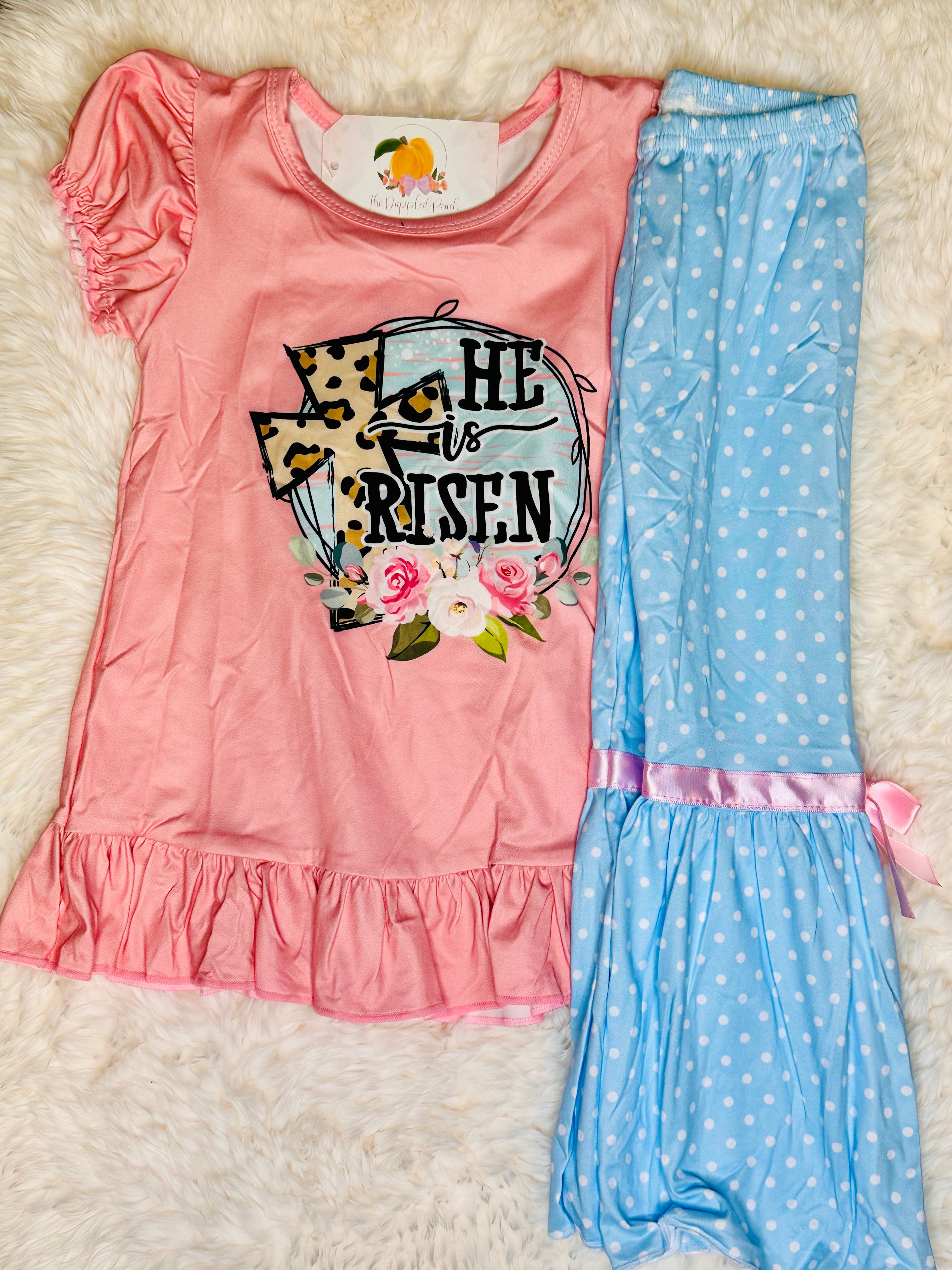 Floral He Is Risen Set