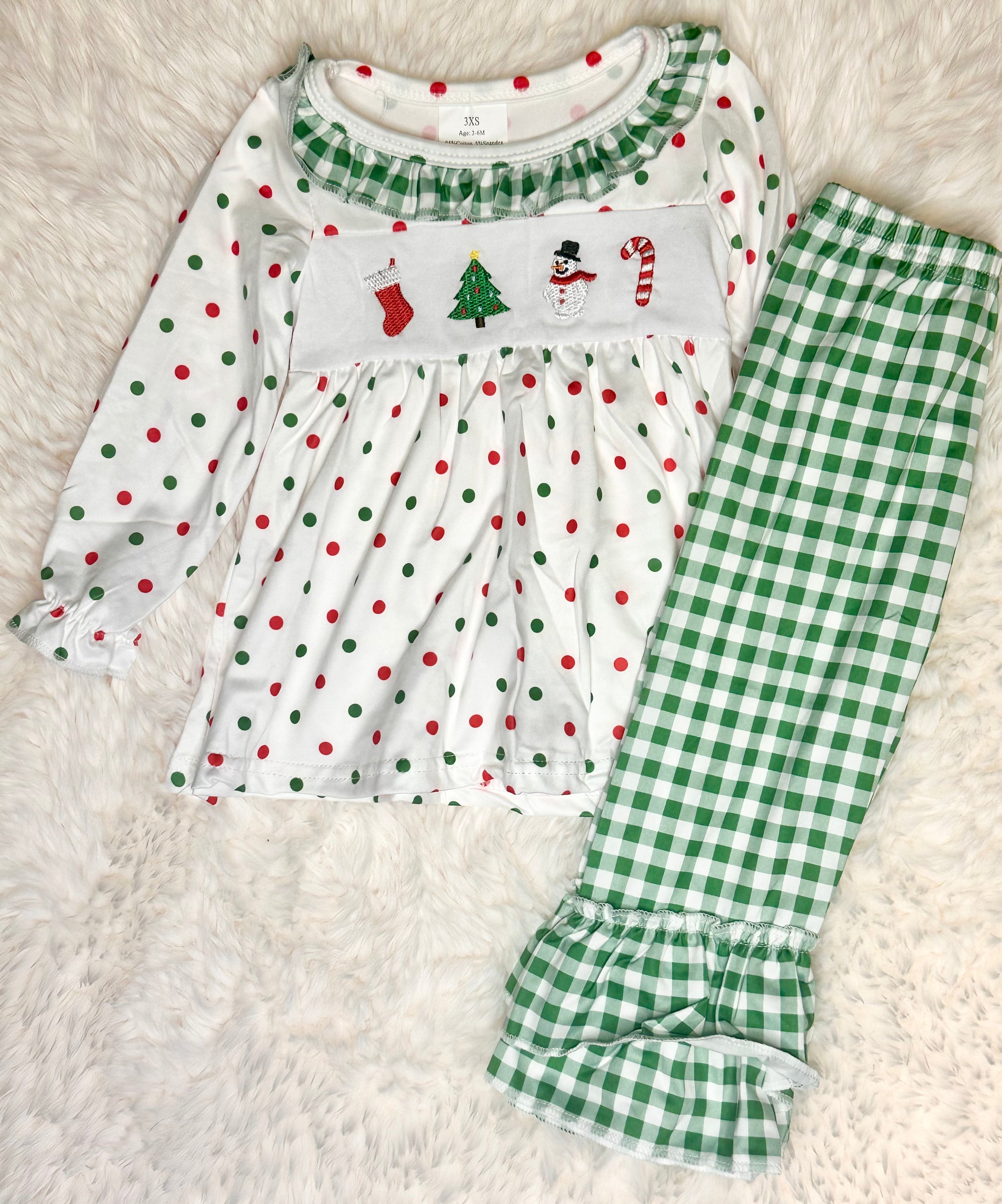 Polka Dot Christmas Set