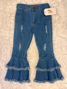 Distressed Bell Bottoms