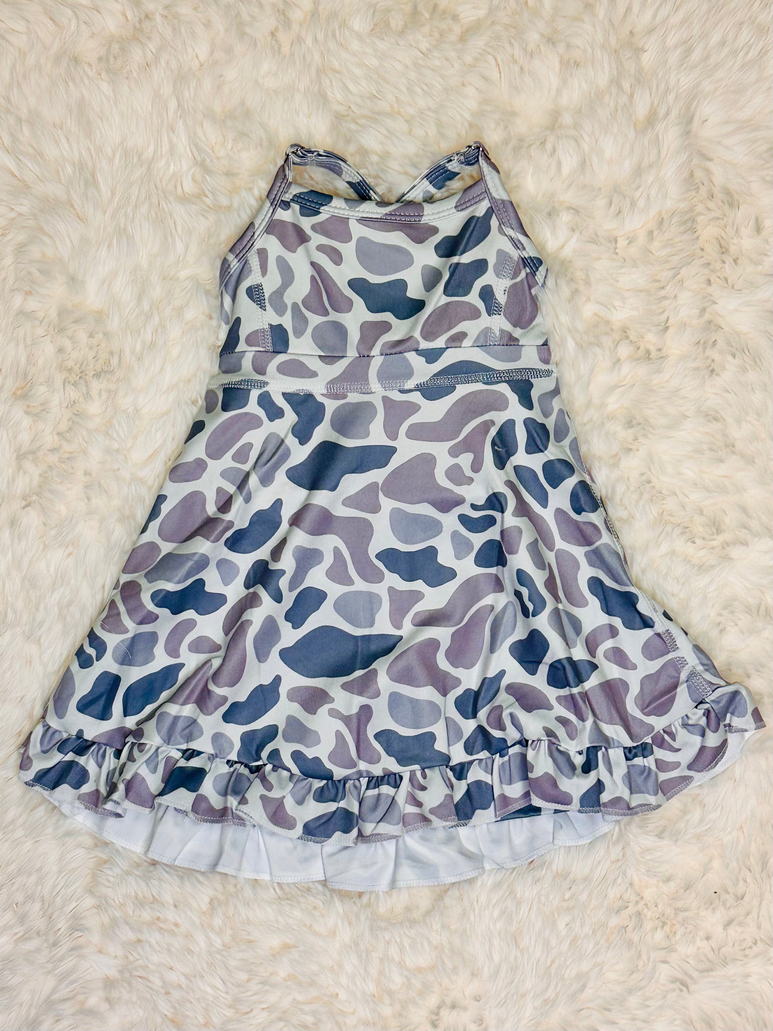 Gray Camo Athletic Dress