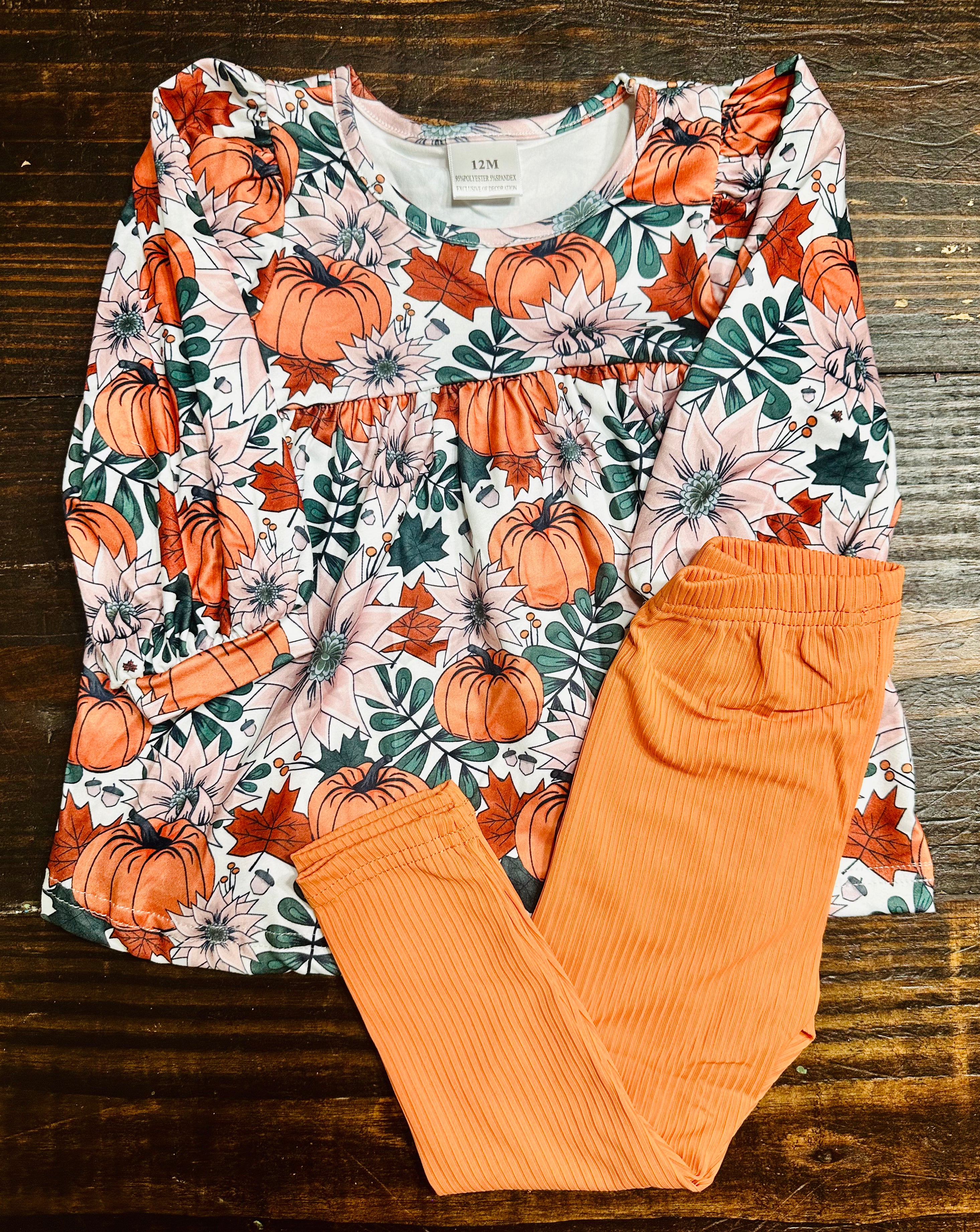 Floral Pumpkin Print