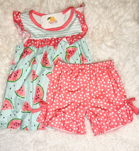 Watermelon Shorts Set