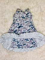 Load image into Gallery viewer, Gray Camo Athletic Dress
