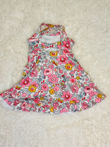 Spring Floral Athletic Dress