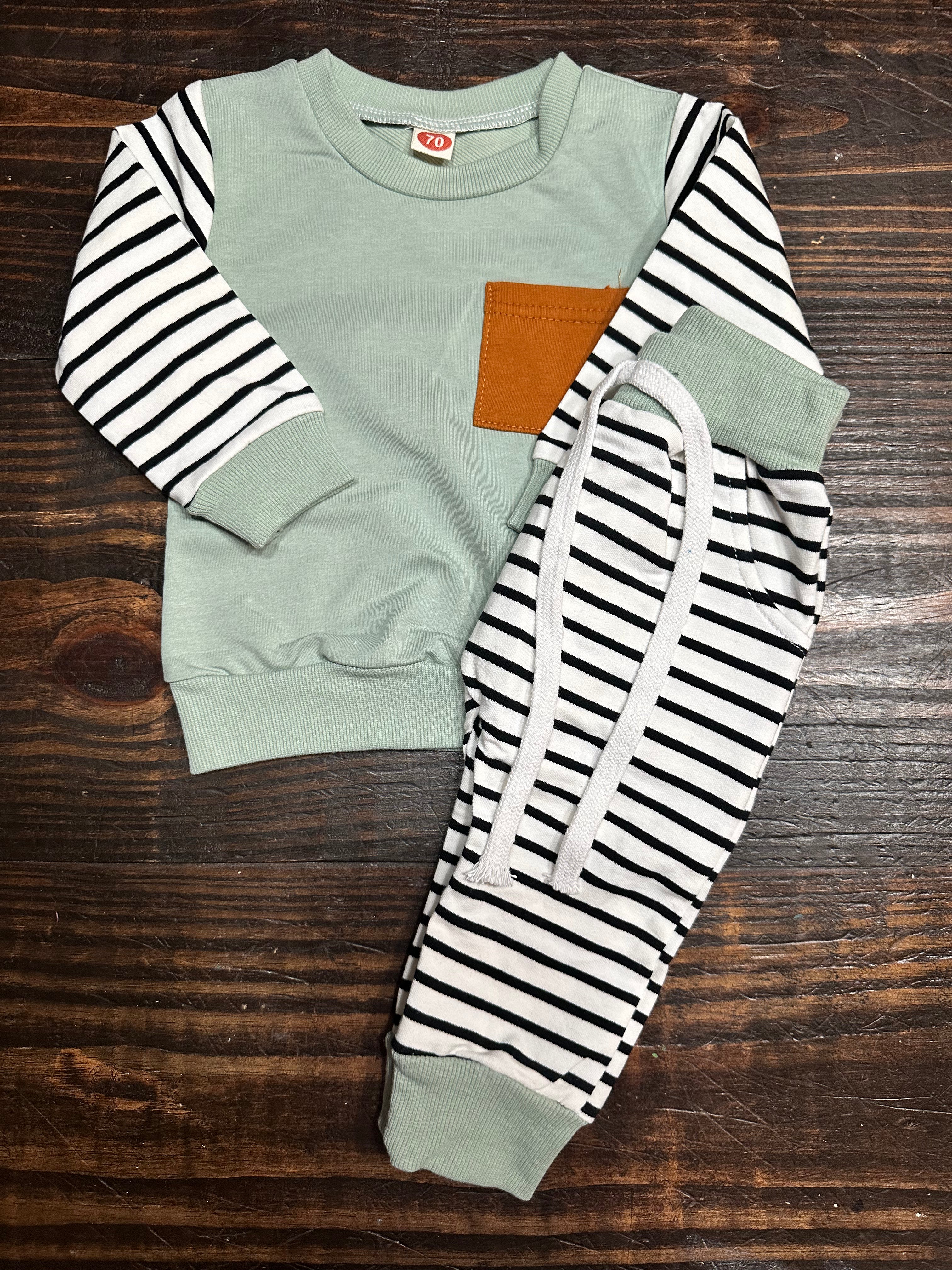 Green Long Sleeve Set