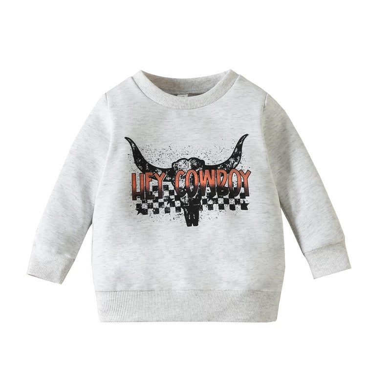 Hey Cowboy Graphic Sweatshirt